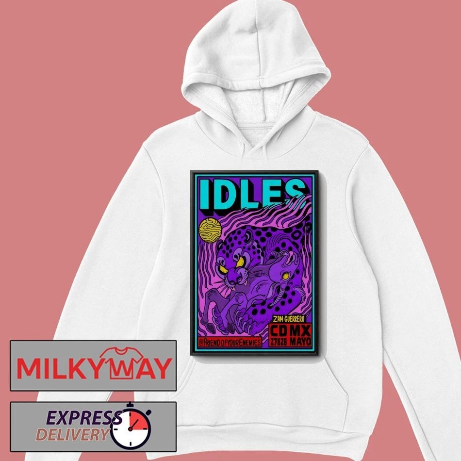 Idles May 27-28 2026 Estadio GNP Seguros Mexico Poster shirt