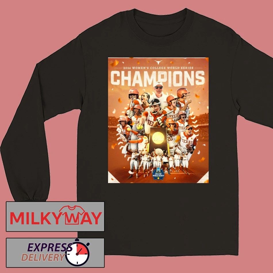 Texas Longhorns Women’s Champions 2026 College World Series Poster shirt