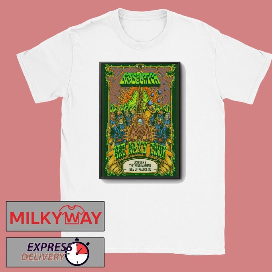 SAXSQUATCH at The Windammer’s NÜTRL Beach Stage October 2nd Poster shirt