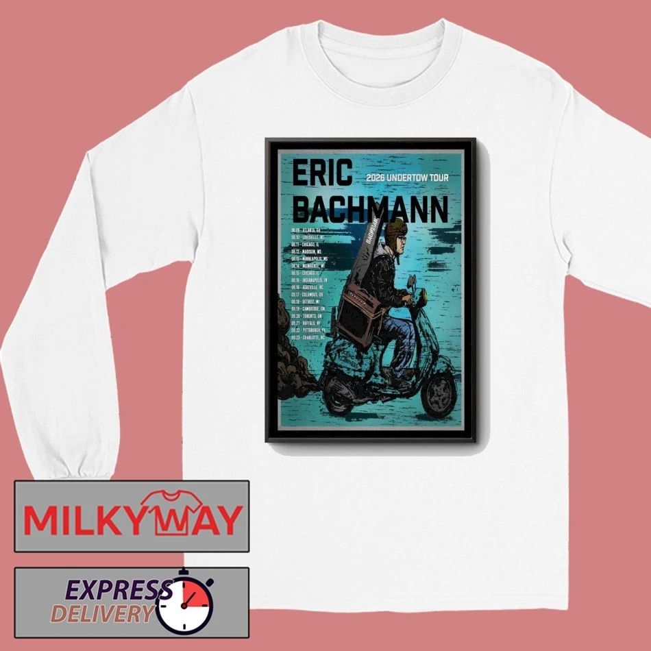 Eric Bachmann Undertow Tour 2026 Poster shirt