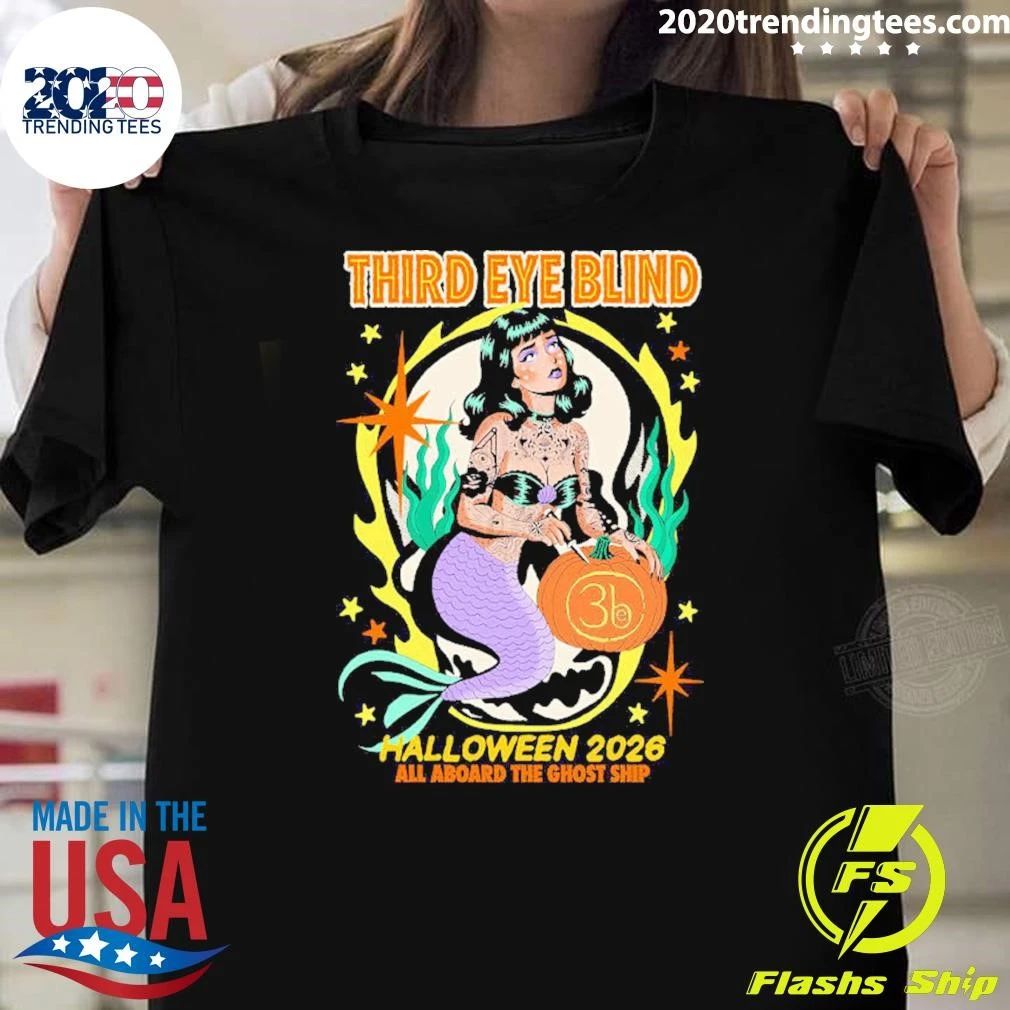 Third Eye Blind Halloween Tour 2026 All Aboard The Ghost Ship Shirt