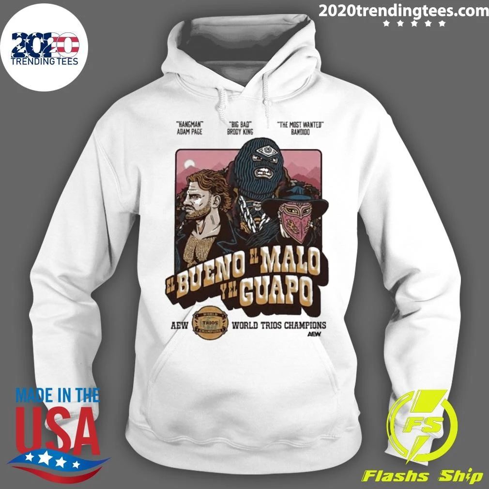 El Bueno El Malo Y El Guapo World Trios Champions AEW Shirt