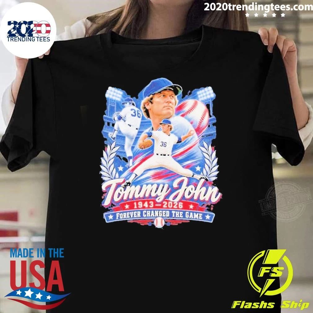 Rest In Peace Tommy John, Legendary MLB Pitcher Tommy John Has Died At The Age Of 83 Shirt