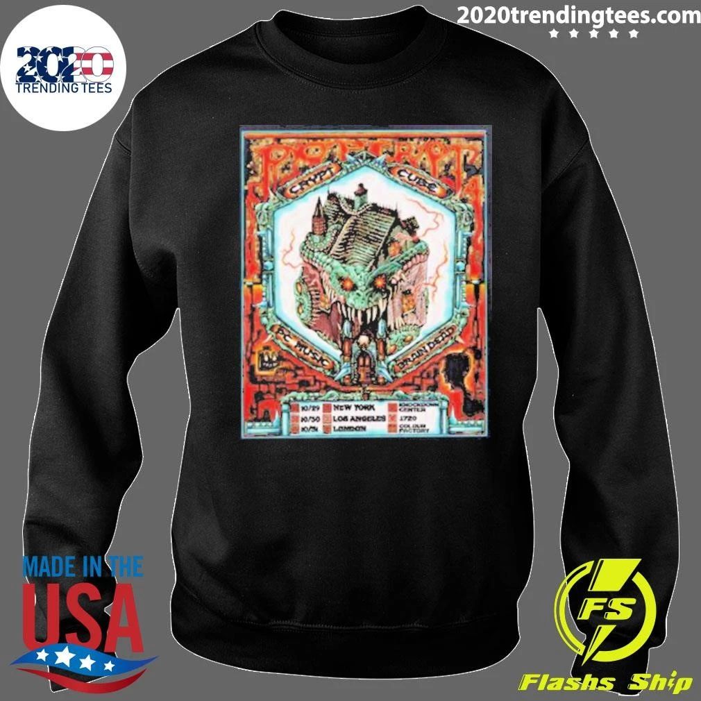 Pop Crypt Crypt Cube Pc Music Brain Dead 2026 Shirt