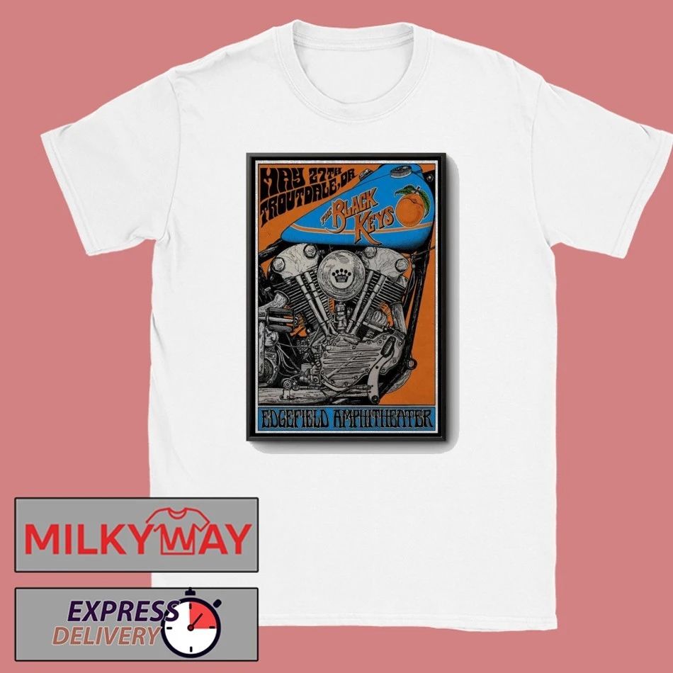 LIMITED The Black Keys Poster Edgefield Amphitheater in Troutdale, Oregon May 27 2026 shirt