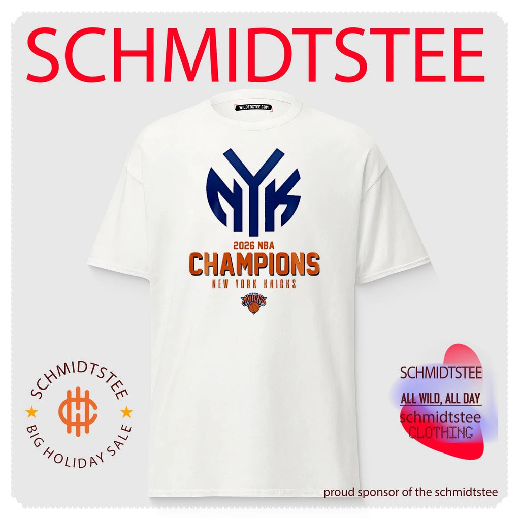 New York Knicks 2026 NBA Champions logo graphic shirt