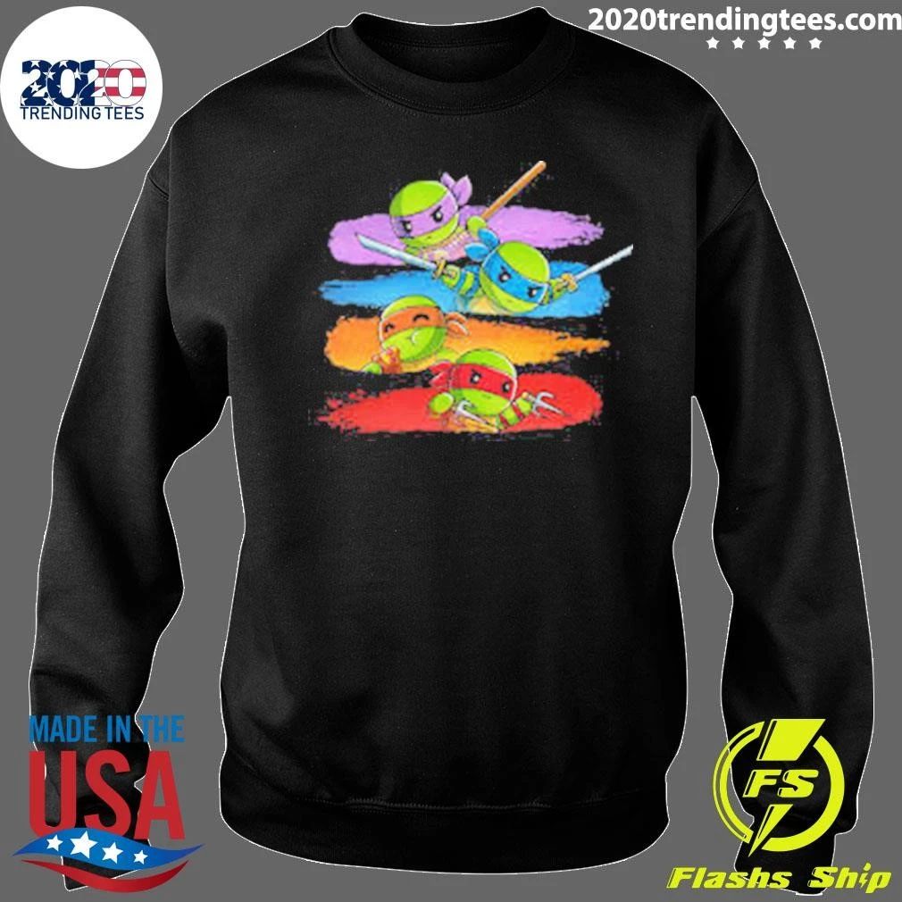 Colorful Teenage Mutant Ninja Shirt