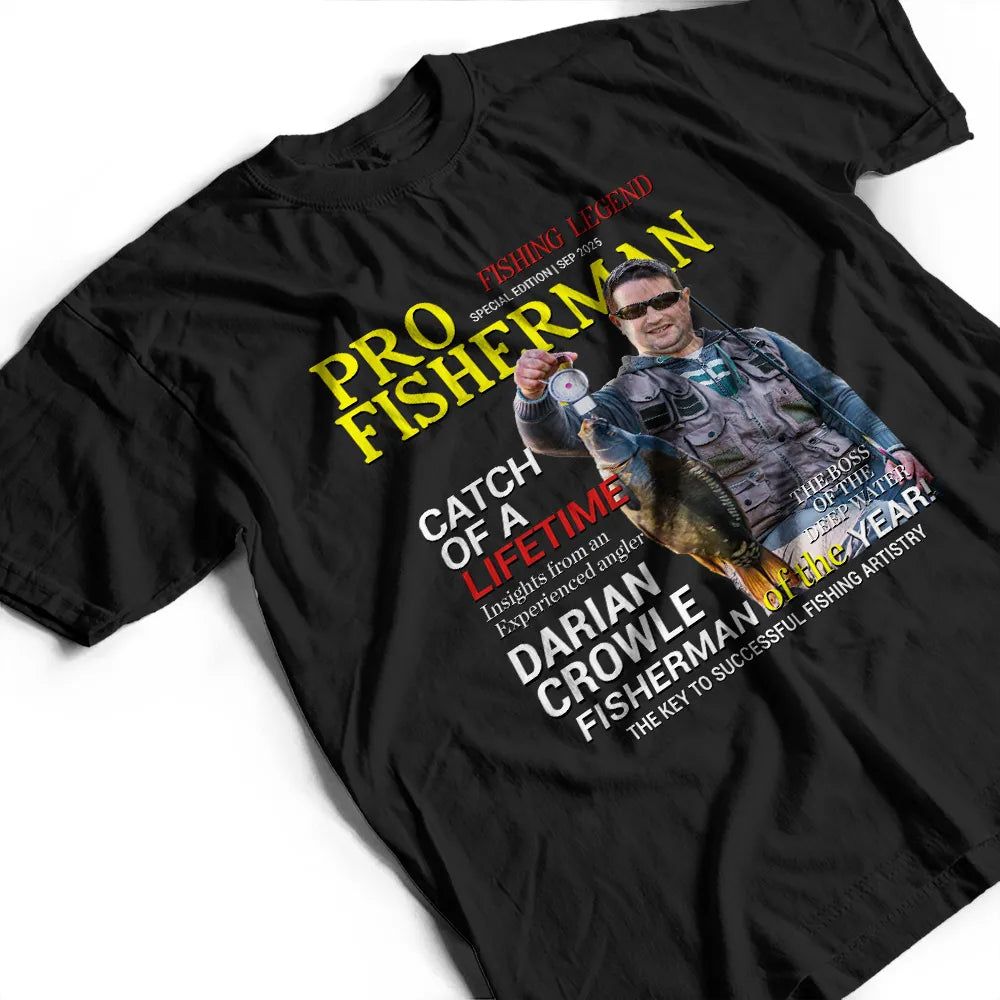 Custom Photo Fisherman Of The Year - Personalized T Shirt