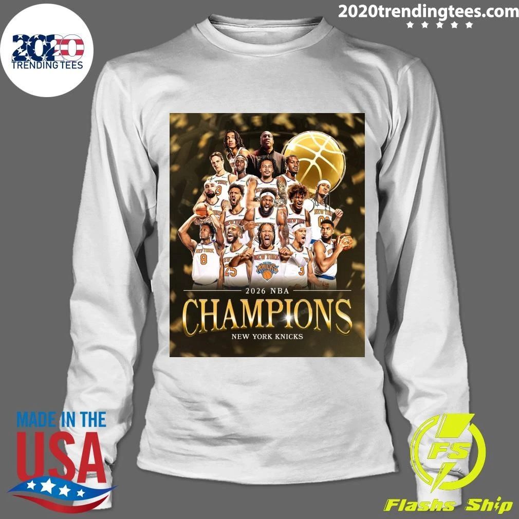 New York Knicks 2026 NBA Champions For The Boroughs And Knicks Fans Around The World Shirt