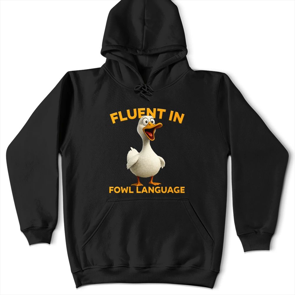 Fluent In Fowl Language Chicken - Personalized T Shirt