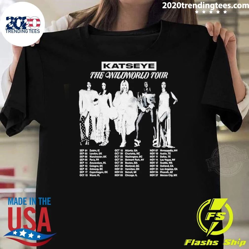 Katseye The Wildworld Tour 2026 Beautiful Chaos Date Shirt
