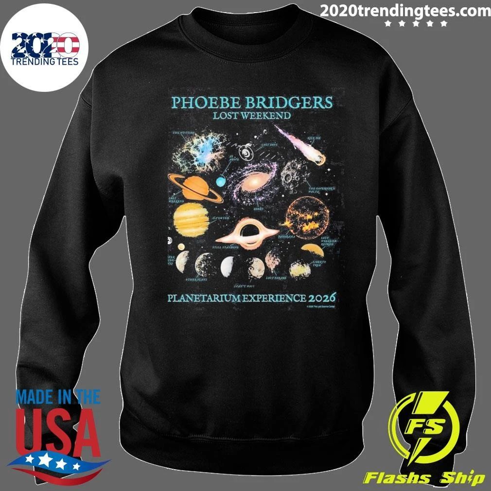 Phoebe Bridgers Lost Weekend Planetarium Experience 2026 Shirt