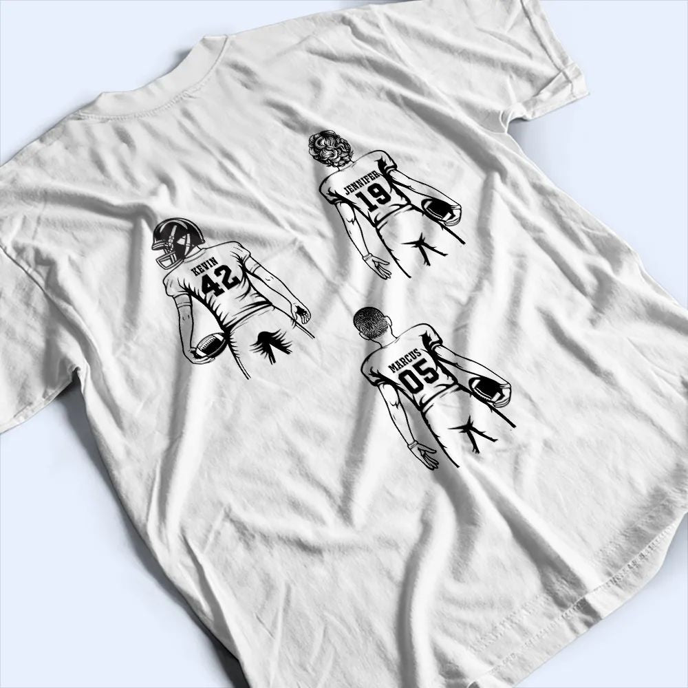 American Football Mom - Personalized T Shirt
