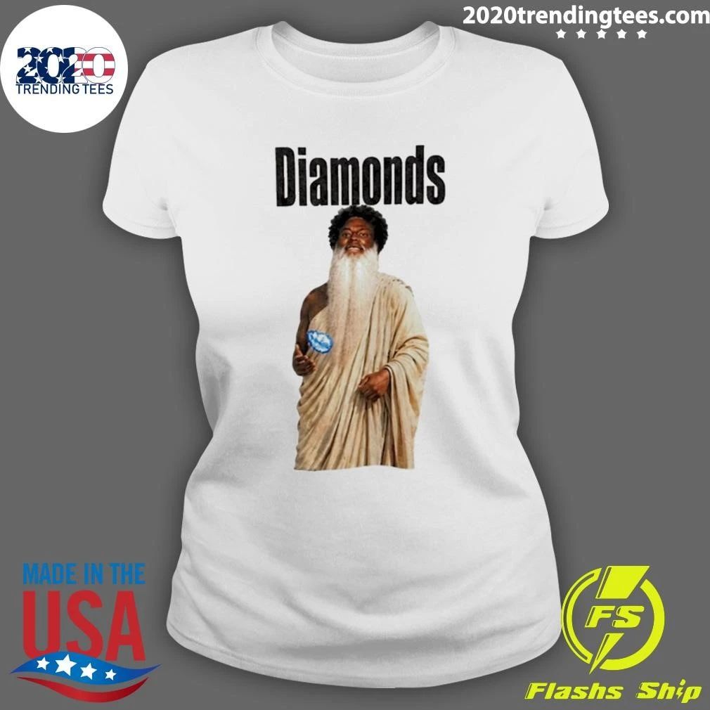 Diamonds Wise Man Blue Crystal Vintage Shirt