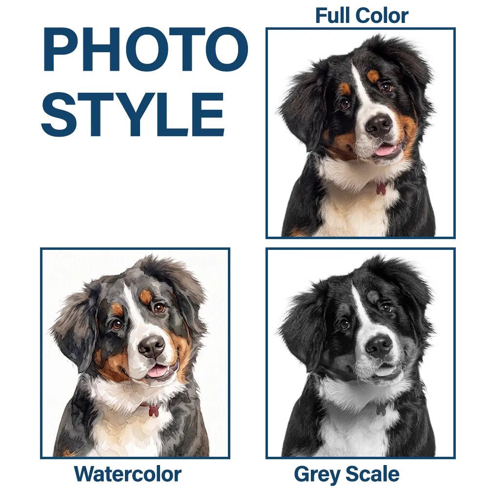 Custom Photo Stars & Stripes Best Dog Dad Ever - Personalized T Shirt