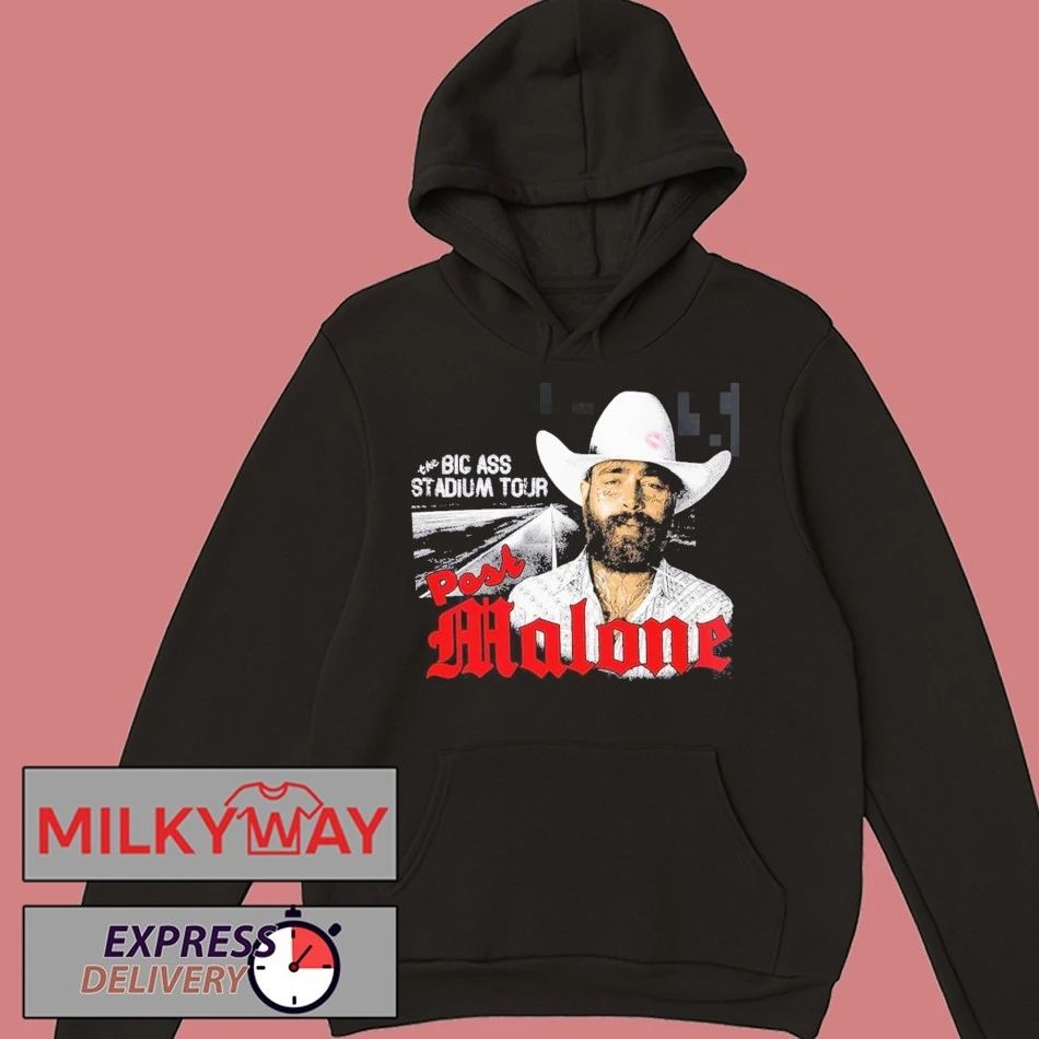 Post Malone The Big Ass Stadium Tour 2026 Merch Photo T-Shirt