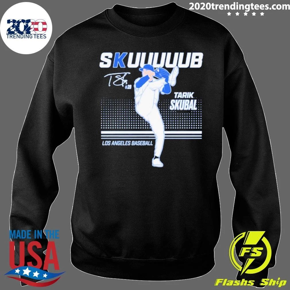 Awesome Tarik Skubal Los Angeles Dodgers Baseball No 29 Signature Shirt