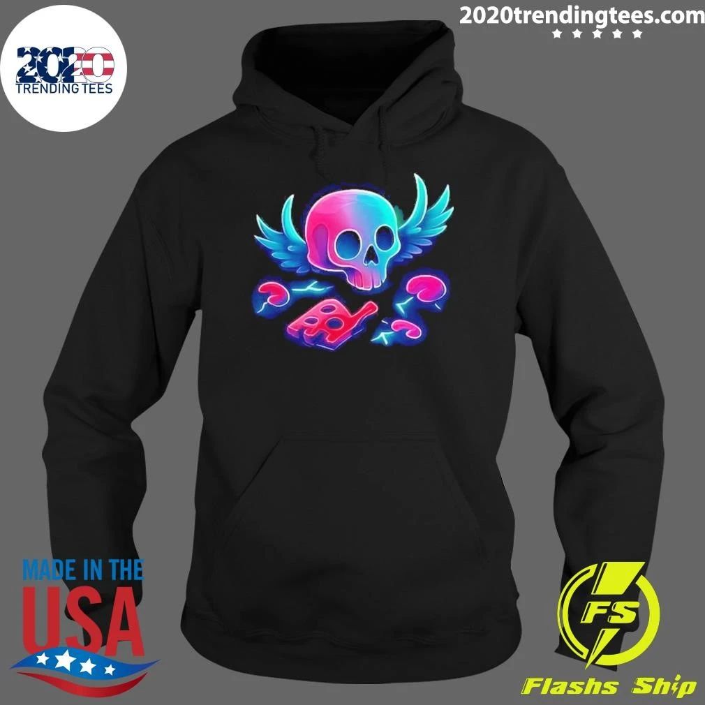 Skull wings Cyberpunk Shirt