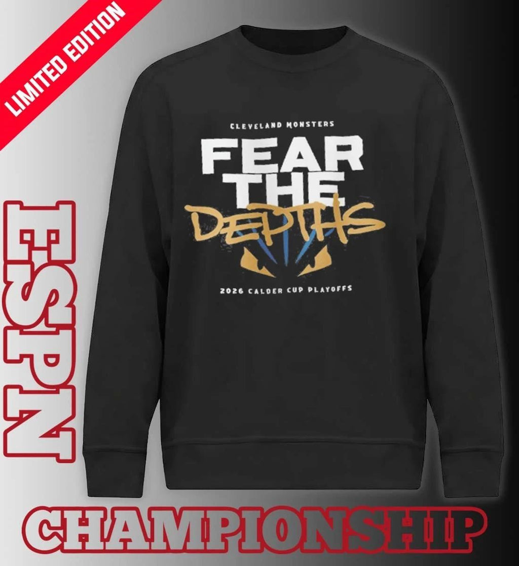Cleveland Monsters 2026 Fear the Depths Calder Cup Playoffs Shirt