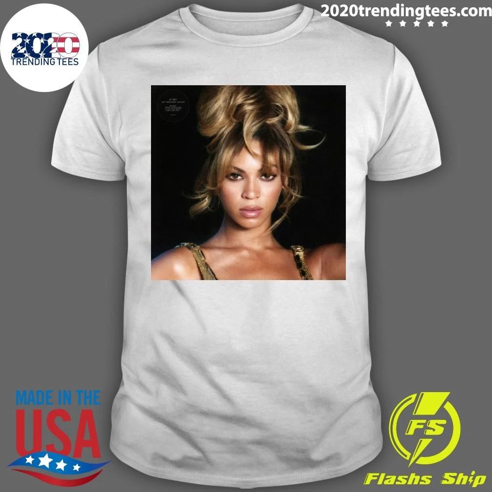 Beyoncé Stuns For B’DAYs 20th Anniversary Deluxe Edition Cover Shirt