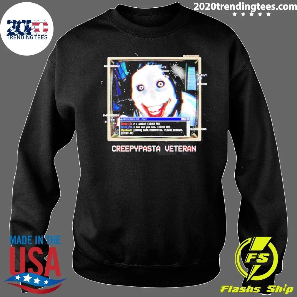 Creepypasta Veteran Horror Halloween Shirt