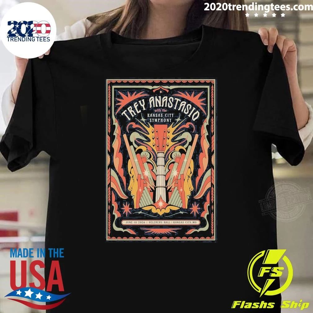 Trey Anastasio Helzberg Hall, Kansas City MO June 10 2026 Shirt
