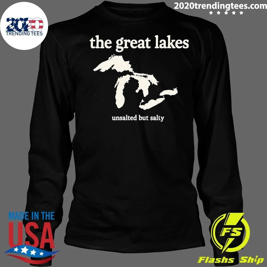The Great Lakes Unsalted But Salty Retro Shirt