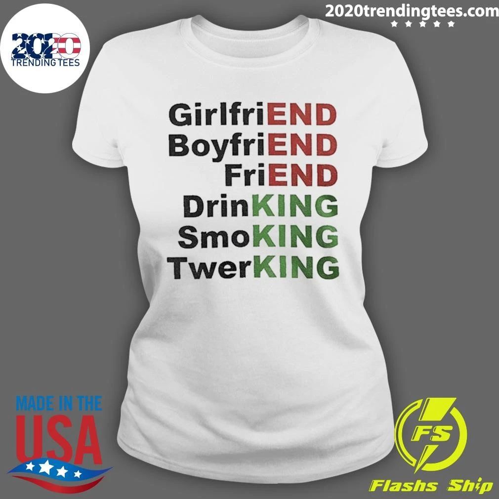 Relationship Advice Funny Slogan Girlfriend Boyfriend Friend Drinking Shirt