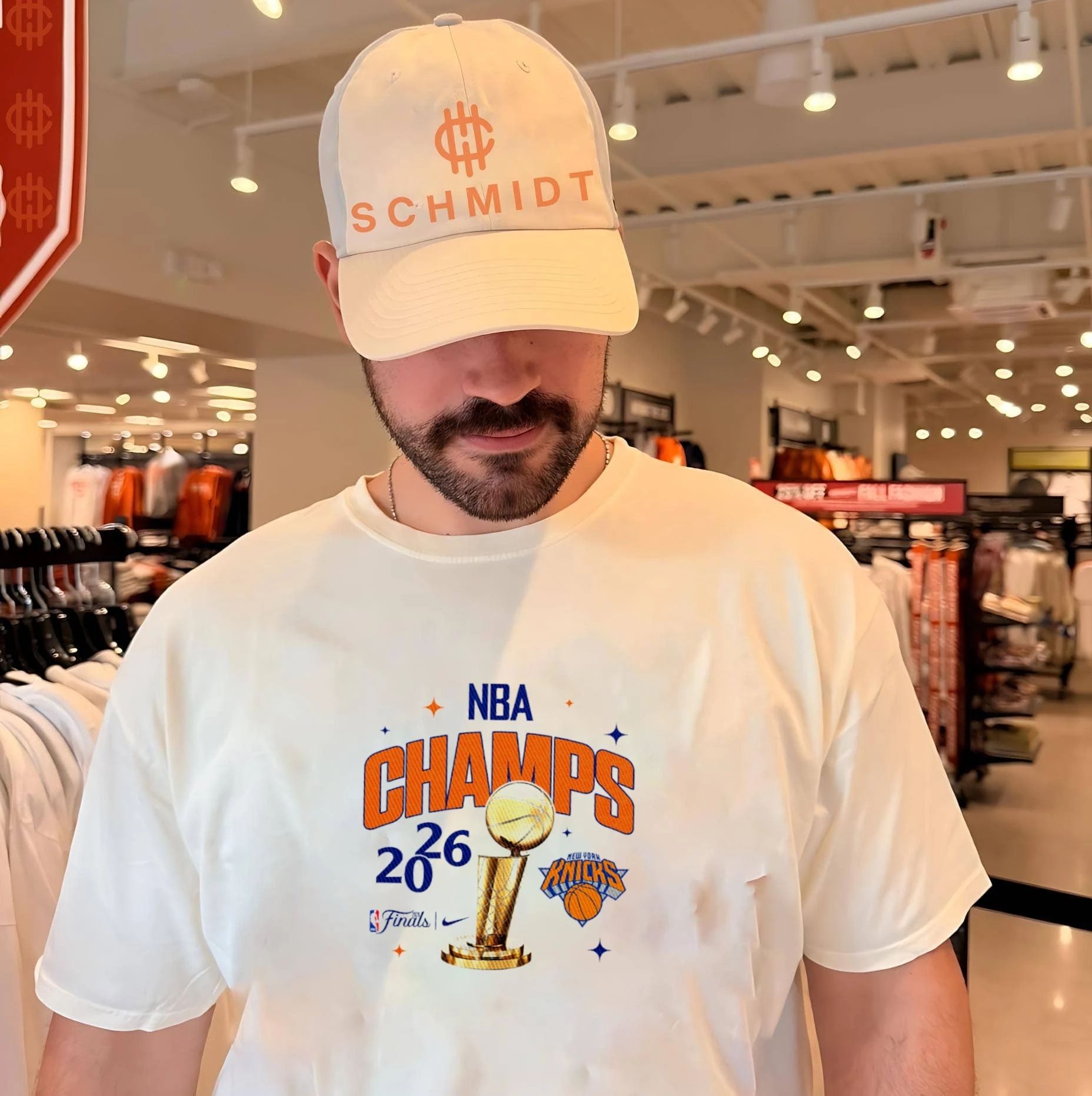 NY Knicks NBA Champions 2026 signature shirt