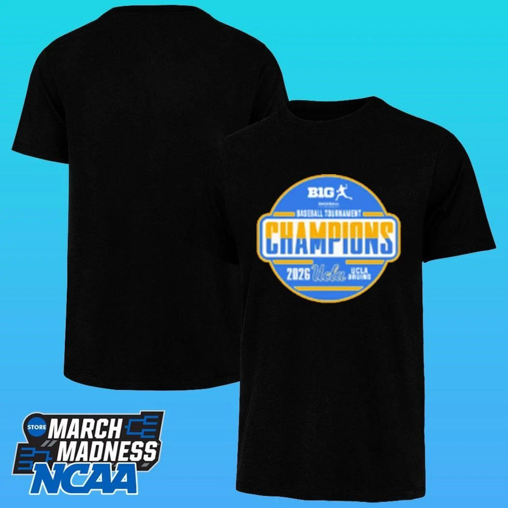 Ucla Bruins 2026 Big Ten Baseball Conference Tournament Champions Locker Room Shirt