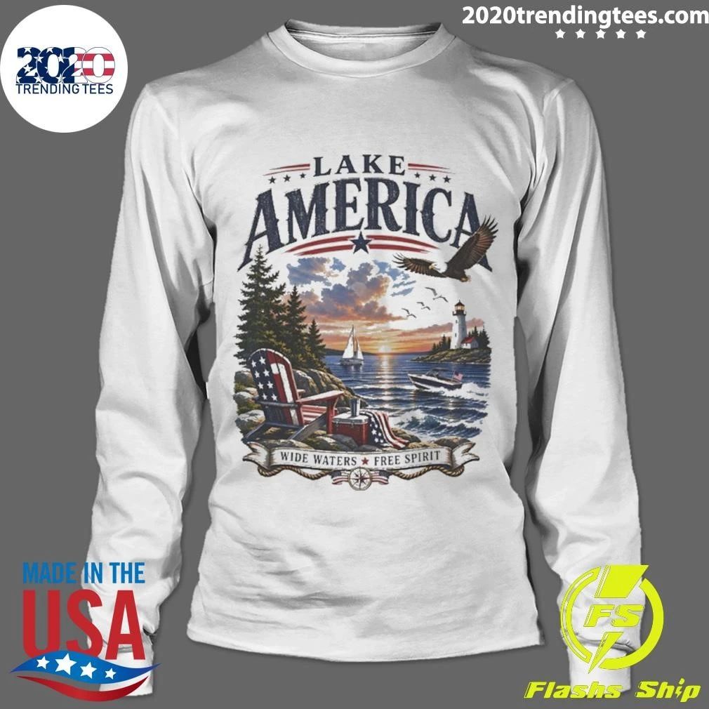 Lake America Wide Waters Free Spirit Shirt