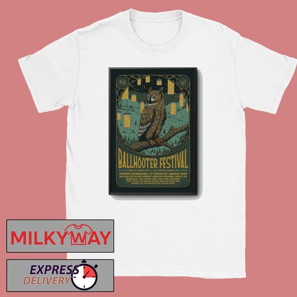 Ballhooter Festival West Virginia 9 4-9 6 2026 Poster shirt