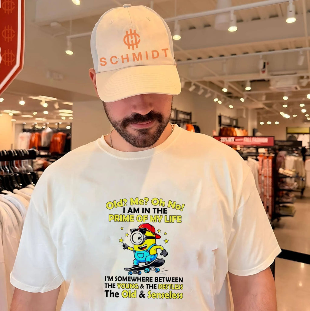 Old Me Oh No I Am in the Prime of My Life Minion shirt