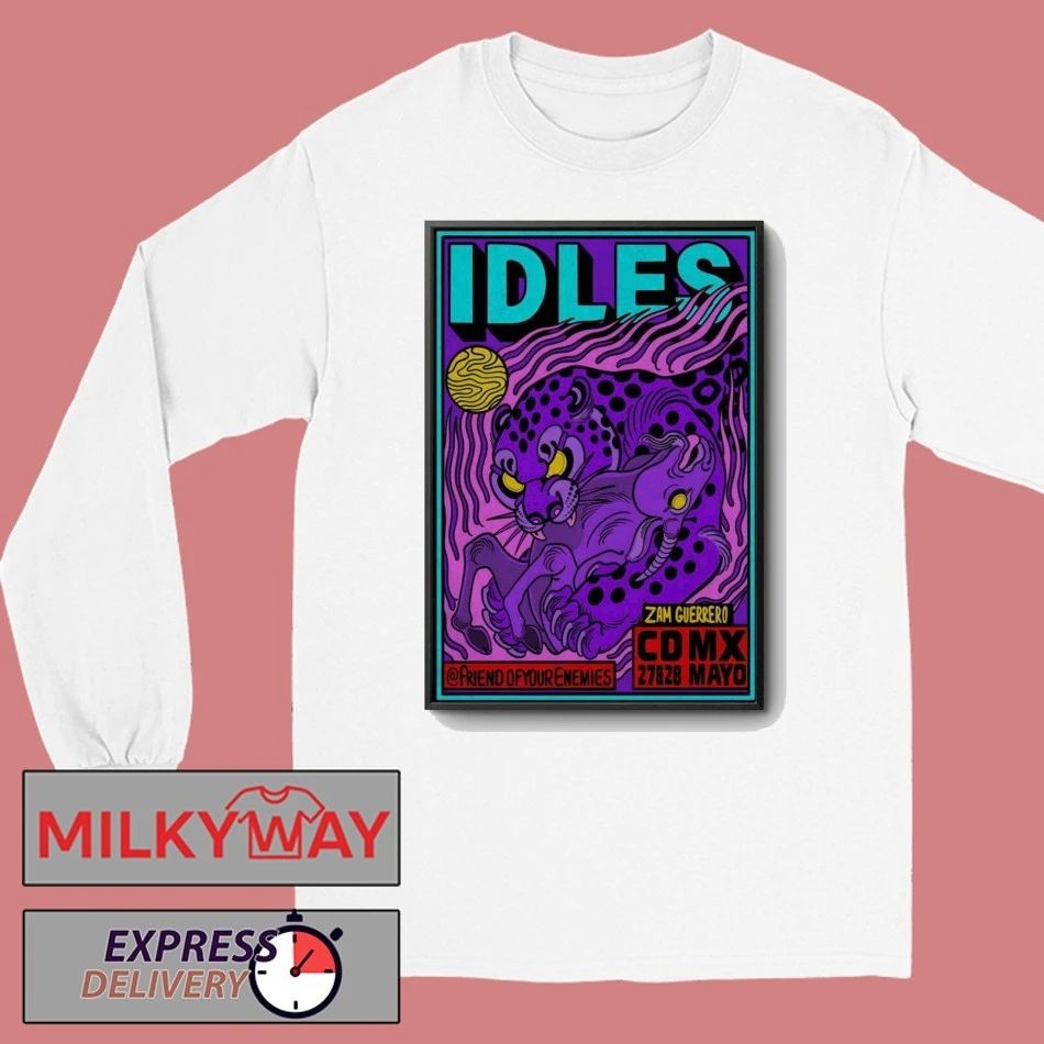 LIMITED Poster Idles Mexico Tour May 27 & 28 2026 shirt