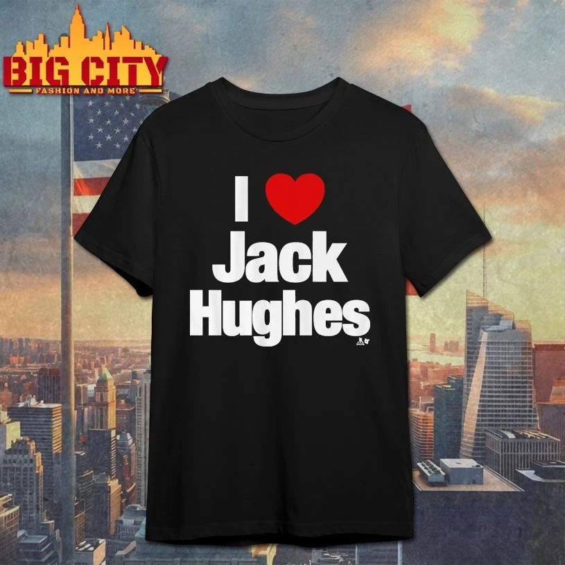 I Heart Jack Hughes t-shirt