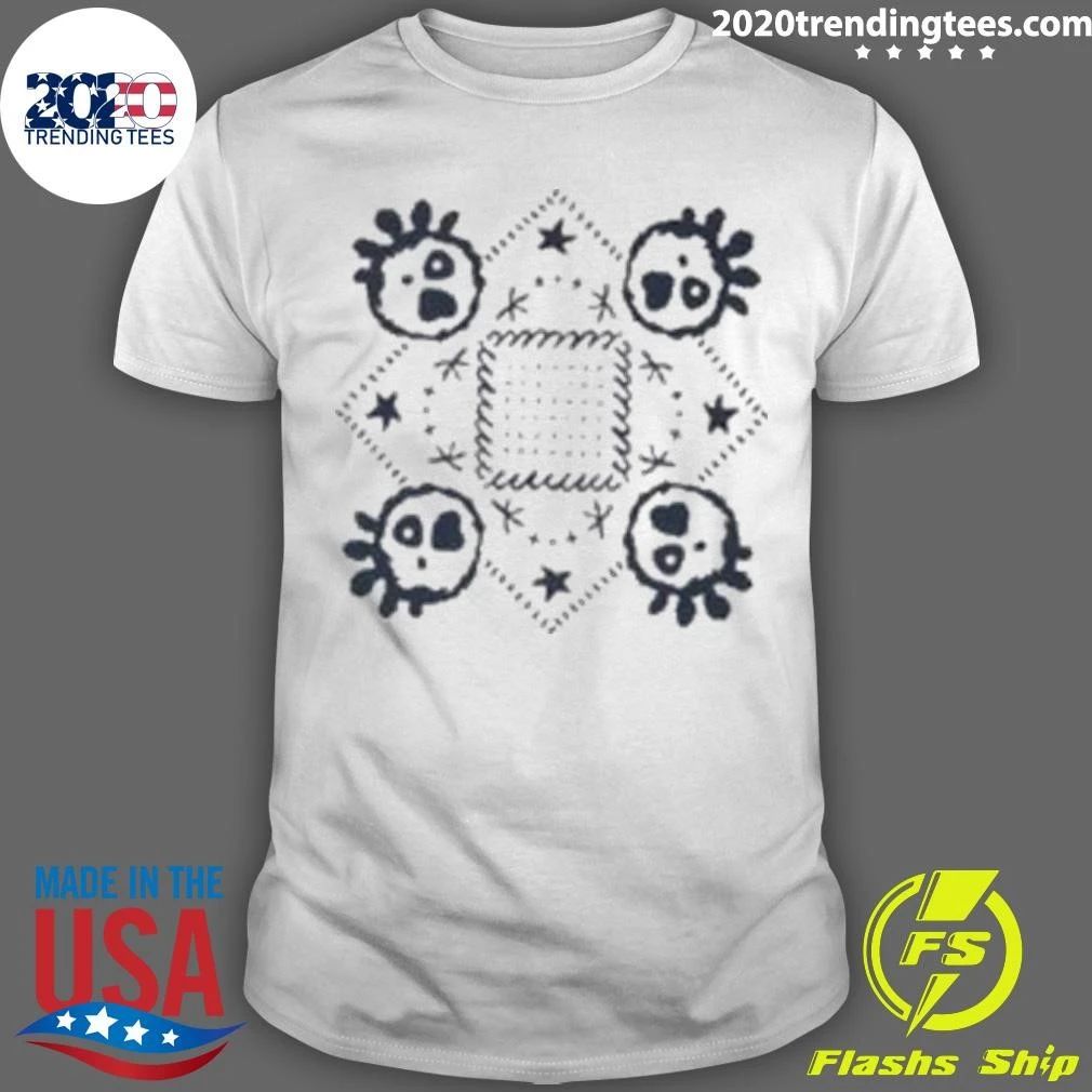 Cortis Exclusive Event Tee Lollapalooza Festival 2026 Chicago Stage White Shirt