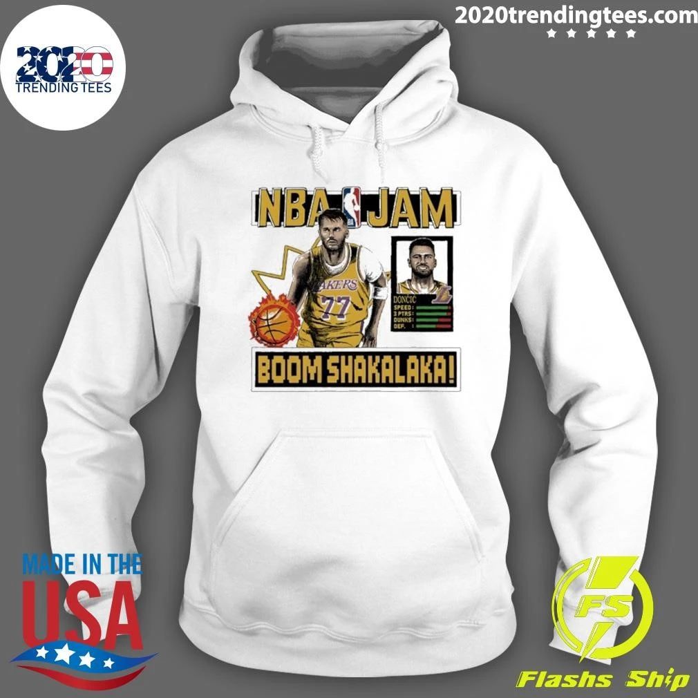 Lakers Luka NBA Jam Boom Shakalaka Shirt