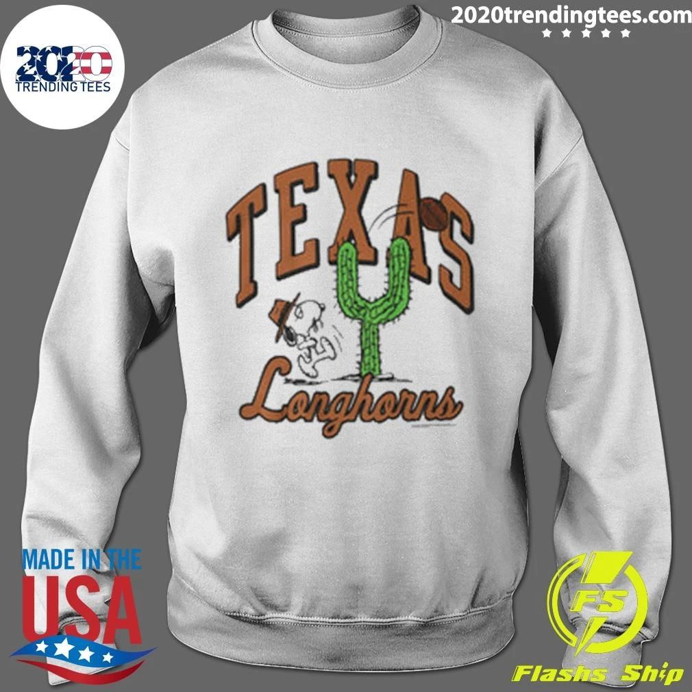 Texas Longhorns Peanuts Spike Football thru Cactus Tee Shirt