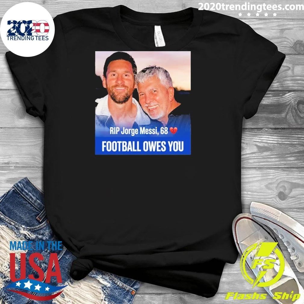 Jorge Horacio Messi 1958–2026 Rest In Peace Memorial Shirt