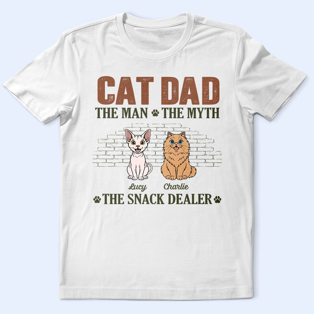 Retro Style The Man The Myth The Snack Dealer - Personalized T Shirt