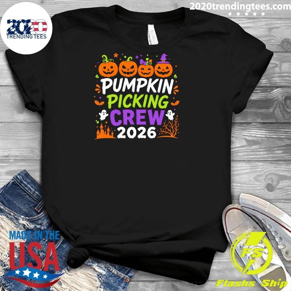 Halloween Pumpkin Picking Crew 2026 Shirt
