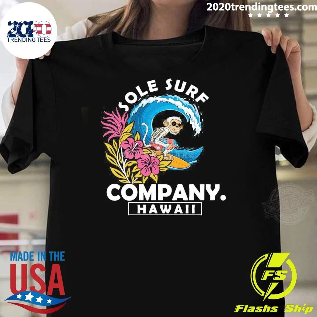 Monkey Cool Stock Illustrations Sole Surf Company Hawaii Shirt