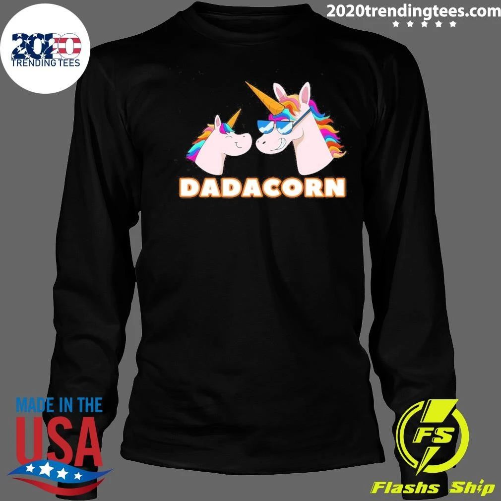 Dadacorn Unicorn Fathers Day Shirt