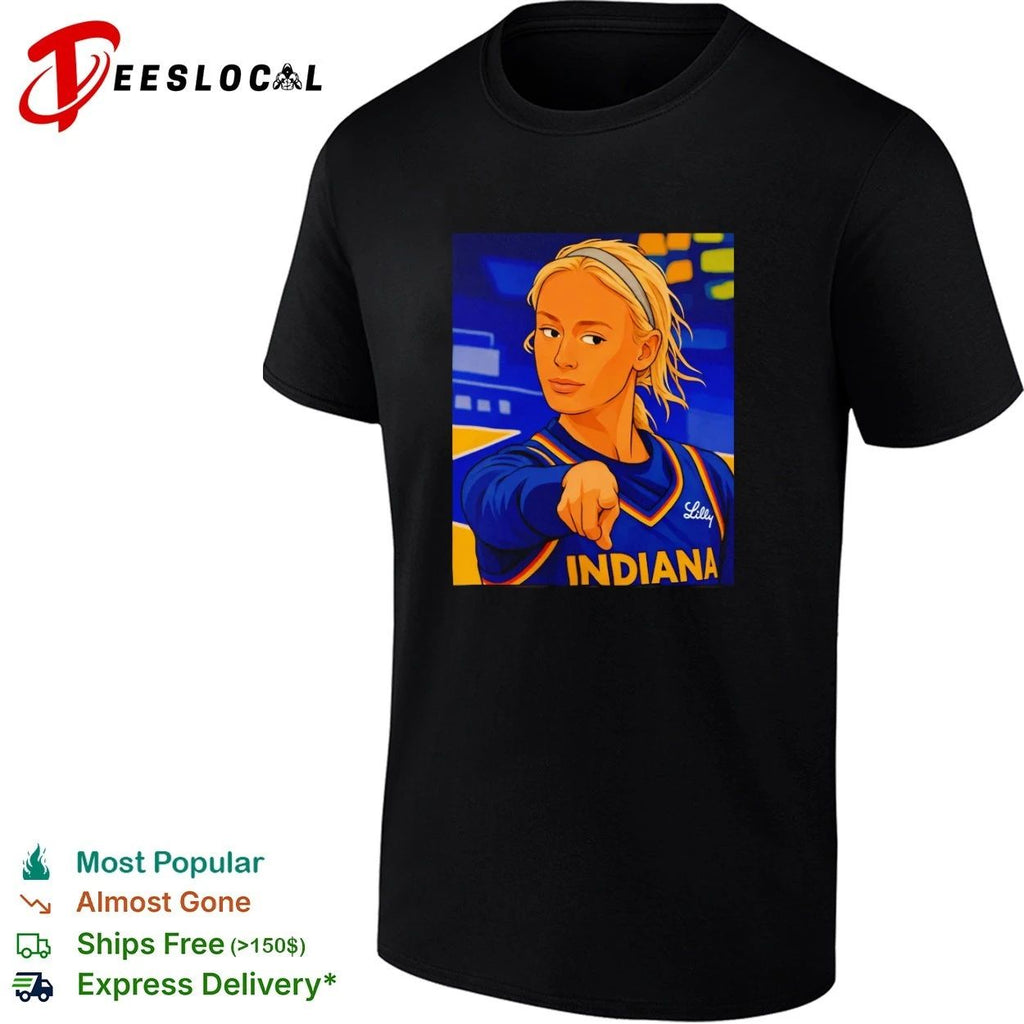 Caitlin Clark Indiana Fever Lilly Pointing T-shirt