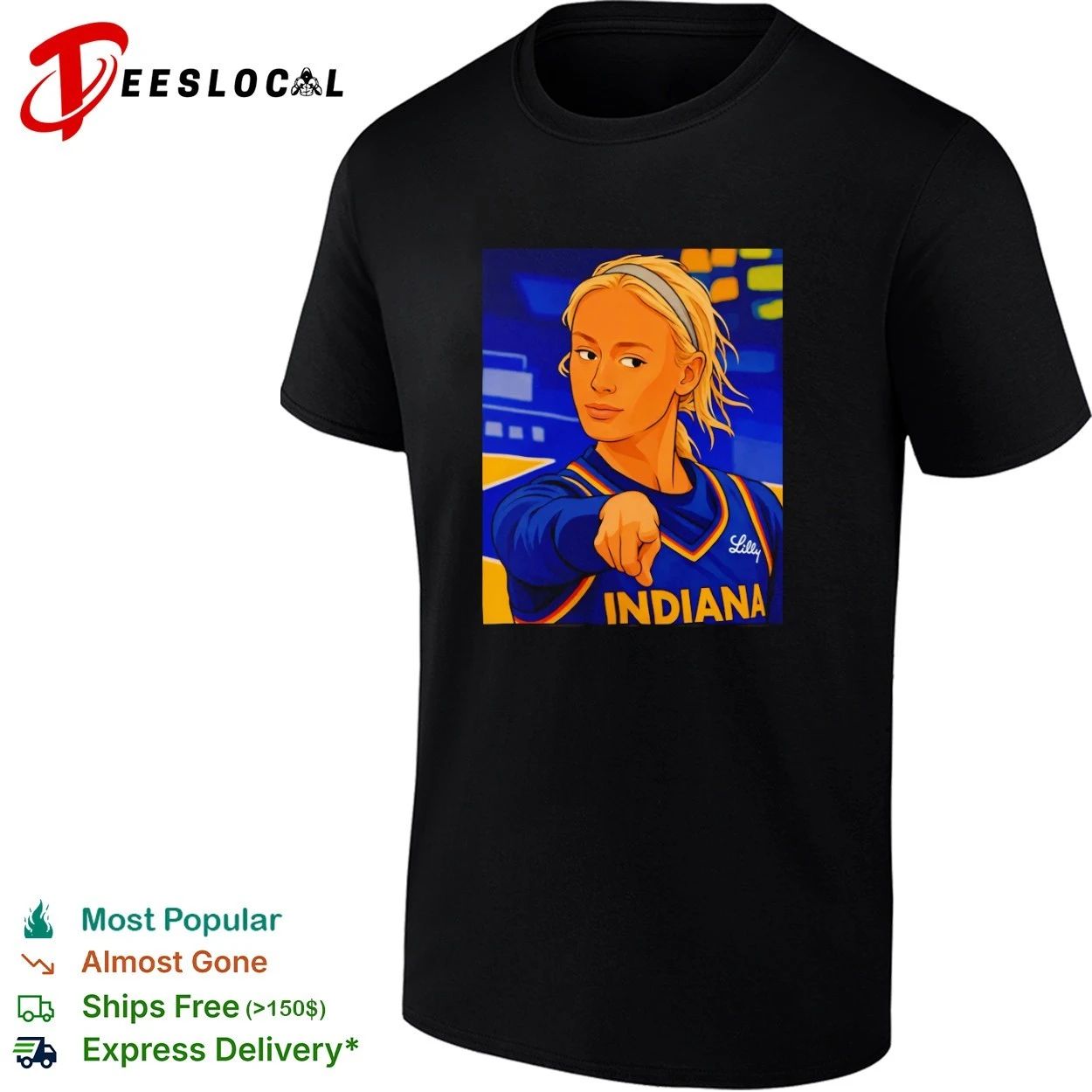 Caitlin Clark Indiana Fever Lilly Pointing T-shirt