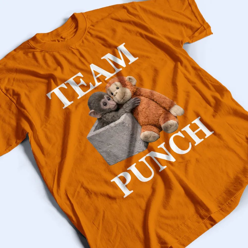 Team Punch Cute Monkey - Personalized T Shirt