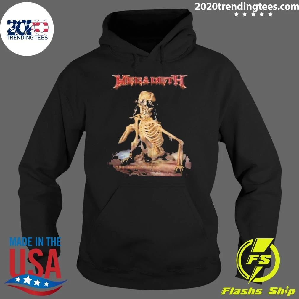 Skeleton Megadeth The World Needs A Hero Shirt