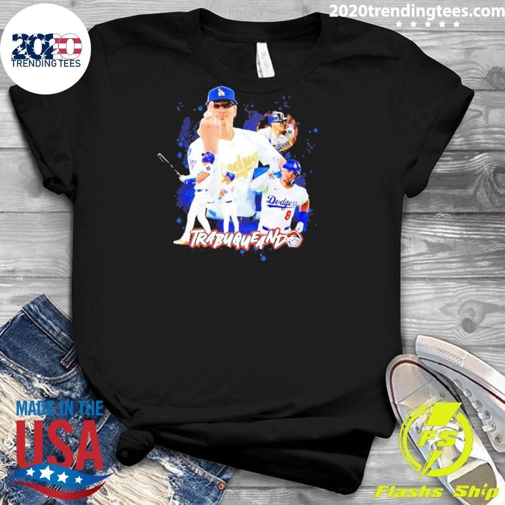Kike Hernandez Los Angeles Dodgers Mlb Trabuqueando Middle Finger Shirt