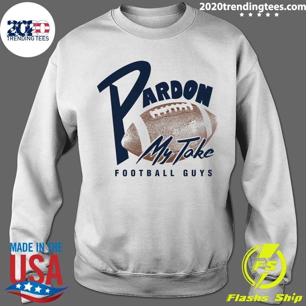Pardon My Take Football Pocket Tee Shirt