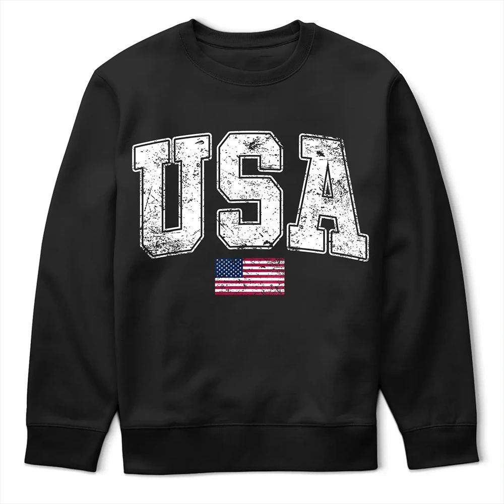 Retro USA Flag - T Shirt